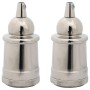 Portalámparas 2 uds níquel satinado E27 by , Lighting accessories - Ref: Foro24-4106542, Price: 21,65 €, Discount: %