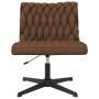 Silla de oficina giratoria de tela marrón by , Chairs - Ref: Foro24-4105404, Price: 109,77 €, Discount: %
