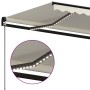 Manual retractable awning with cream-colored LED 400x350 cm by vidaXL, Awnings - Ref: Foro24-3069182, Price: 423,67 €, Discou...