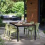 Mesa Keter Signature Porto 160 cm - Madera de fresno y acero negro by , Garden tables - Ref: Foro24-447624, Price: 187,33 €, ...