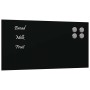 Pizarra magnética de pared vidrio templado negro 40x20 cm by , White boards - Ref: Foro24-4008607, Price: 18,71 €, Discount: %