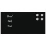 Pizarra magnética de pared vidrio templado negro 40x20 cm by , White boards - Ref: Foro24-4008607, Price: 18,71 €, Discount: %