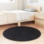 Alfombra peluda de pelo largo NAVARRA negra 100x100cm poliéster by , Rugs - Ref: Foro24-4102894, Price: 21,65 €, Discount: %