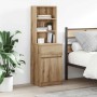 Mesilla de noche Artisan Oak 39x35x125 cm Madera de ingeniería de , Mesitas de noche - Ref: Foro24-861318, Precio: 73,21 €, D...
