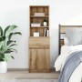 Mesilla de noche Artisan Oak 39x35x125 cm Madera de ingeniería de , Mesitas de noche - Ref: Foro24-861318, Precio: 73,21 €, D...