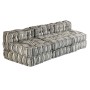 Puf modular de 3 plazas de tela de rayas grises von , Kissen für Stühle und Sofas - Ref: Foro24-244984, Preis: 576,35 €, Raba...