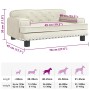 Cama para perros de terciopelo crema 70x45x30 cm von , Betten für Hunde - Ref: Foro24-171888, Preis: 88,96 €, Rabatt: %