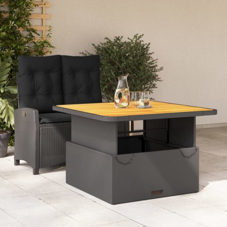 Set comedor de jardín 2 pzas con cojines ratán sintético negro von , Gartensets - Ref: Foro24-3277391, Preis: 322,37 €, Rabat...