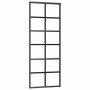 Puerta corredera con juego herrajes negro 76x205 cm ESG vidrio von , Türen - Ref: Foro24-3375790, Preis: 243,50 €, Rabatt: %