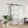 Puerta corredera con set herrajes negro 90x205 cm vidrio ESG de , Puertas - Ref: Foro24-3375799, Precio: 247,13 €, Descuento: %