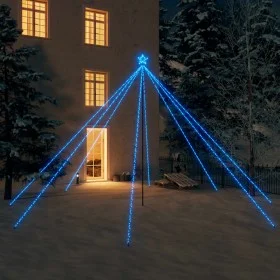 Indoor Weihnachtsbaumbeleuchtung 800 LEDs blau 5 m von vidaXL, Weihnachtsbäume - Ref: Foro24-328753, Preis: 55,74 €, Rabatt: %