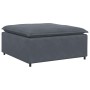 Sofá modular con reposapiés y cojines gris oscuro von , Unidades para sofás seccionales - Ref: Foro24-3321070, Preis: 750,10 ...