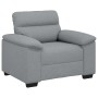 Sillón Sofá Tela Gris Claro 60 cm von , Sofas - Ref: Foro24-4105287, Preis: 166,24 €, Rabatt: %