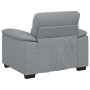 Sillón Sofá Tela Gris Claro 60 cm von , Sofas - Ref: Foro24-4105287, Preis: 166,24 €, Rabatt: %