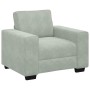 Sillón sofá gris claro 60 cm terciopelo von , Sofas - Ref: Foro24-4105247, Preis: 167,59 €, Rabatt: %