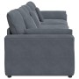 Sofá modular con cojines gris oscuro by , Unidades para sofás seccionales - Ref: Foro24-3321100, Price: 580,23 €, Discount: %