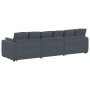 Sofá modular con cojines gris oscuro by , Unidades para sofás seccionales - Ref: Foro24-3321100, Price: 580,23 €, Discount: %