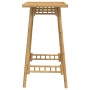 Mesa de bar para exterior cuadrada de bambú 55x55x100 cm von , Gartensets - Ref: Foro24-4108229, Preis: 90,58 €, Rabatt: %