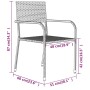 Juego de comedor de jardín 5 piezas gris von , Gartensets - Ref: Foro24-3099584, Preis: 182,27 €, Rabatt: %