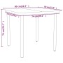 Juego de comedor de jardín 5 piezas gris von , Gartensets - Ref: Foro24-3099584, Preis: 182,27 €, Rabatt: %