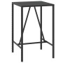Mesa y taburetes altos jardín 3 piezas y cojines ratán PE negro von , Gartensets - Ref: Foro24-3187641, Preis: 259,75 €, Raba...