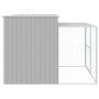 Caseta perros corral acero galvanizado gris claro 214x253x181cm von , Hundehütten - Ref: Foro24-3189137, Preis: 419,65 €, Rab...