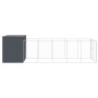 Caseta perros con corral acero galvanizado gris 214x661x181 cm von , Hundehütten - Ref: Foro24-3189121, Preis: 654,56 €, Raba...