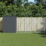 Caseta perros con corral acero galvanizado gris 214x1069x181 cm von , Hundehütten - Ref: Foro24-3189123, Preis: 919,84 €, Rab...