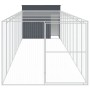 Caseta perros con corral acero galvanizado gris 214x1069x181 cm von , Hundehütten - Ref: Foro24-3189123, Preis: 919,84 €, Rab...