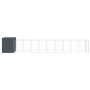 Caseta perros con corral acero galvanizado gris 214x1069x181 cm von , Hundehütten - Ref: Foro24-3189123, Preis: 919,84 €, Rab...