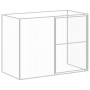 Caseta perros con corral acero galvanizado gris 214x1069x181 cm von , Hundehütten - Ref: Foro24-3189123, Preis: 919,84 €, Rab...