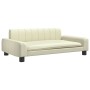 Sofá para niños de cuero sintético crema 90x53x30 cm by , Baby and Toddler Furniture - Ref: Foro24-3196264, Price: 87,95 €, D...