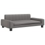 Sofá para niños de cuero sintético gris 90x53x30 cm by , Baby and Toddler Furniture - Ref: Foro24-3196266, Price: 88,23 €, Di...