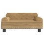 Sofá para niños de terciopelo marrón 70x45x30 cm by , Baby and Toddler Furniture - Ref: Foro24-3196298, Price: 88,32 €, Disco...