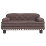 Sofá para niños de cuero sintético marrón 70x45x30 cm by , Baby and Toddler Furniture - Ref: Foro24-3196302, Price: 85,23 €, ...