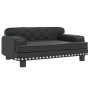 Sofá para niños de cuero sintético negro 70x45x30 cm by , Baby and Toddler Furniture - Ref: Foro24-3196300, Price: 91,26 €, D...