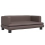 Sofá para niños de cuero sintético marrón 80x45x30 cm by , Baby and Toddler Furniture - Ref: Foro24-3196314, Price: 71,04 €, ...