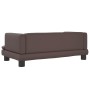 Sofá para niños de cuero sintético marrón 80x45x30 cm by , Baby and Toddler Furniture - Ref: Foro24-3196314, Price: 71,04 €, ...