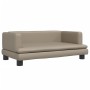 Sofá para niños de cuero sintético capuchino 80x45x30 cm by , Baby and Toddler Furniture - Ref: Foro24-3196316, Price: 70,59 ...