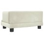 Sofá para niños de terciopelo crema 60x40x30 cm von , Baby- und Kleinkindmöbel - Ref: Foro24-3196323, Preis: 66,43 €, Rabatt: %