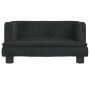 Sofá para niños de terciopelo negro 60x40x30 cm by , Baby and Toddler Furniture - Ref: Foro24-3196321, Price: 67,71 €, Discou...