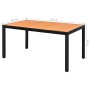 Set de comedor de jardín de 5 piezas PVC ratán negro y marrón von , Gartensets - Ref: Foro24-3060108, Preis: 499,60 €, Rabatt: %