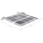 Sillas de jardín 6 uds madera maciza teca cojines cuadros gris von , Gartenstühle - Ref: Foro24-3073045, Preis: 869,68 €, Rab...