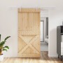 Puerta corredera con herrajes madera maciza de pino 95x210 cm von , Türen - Ref: Foro24-3203042, Preis: 225,22 €, Rabatt: %