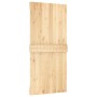 Puerta corredera con herrajes madera maciza de pino 95x210 cm von , Türen - Ref: Foro24-3203080, Preis: 229,37 €, Rabatt: %