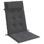 Cojines de silla respaldo alto 4 uds tela Oxford gris antracita by , Cushions for chairs and sofas - Ref: Foro24-361875, Pric...