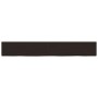 Estante pared madera roble tratada marrón oscuro 200x30x(2-6)cm von , Regale und Regale - Ref: Foro24-363845, Preis: 62,88 €,...