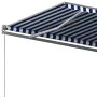 Blue and white automatic standing awning 400x300 cm by vidaXL, Awnings - Ref: Foro24-3069746, Price: 527,22 €, Discount: %