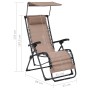 Tumbona plegable de textilene taupe | Foro24.es | Tu tienda online para hogar, jardín y más Foro24.es