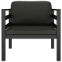 Sofás centrales 2 unidades con cojines aluminio gris antracita von , Modulare Sofas für den Außenbereich - Ref: Foro24-318313...